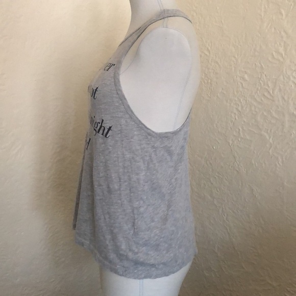 Wildfox Sail Swim Barefoot Get Lei’d Gray Black Trapeze Tank Top - Picture 3 of 9